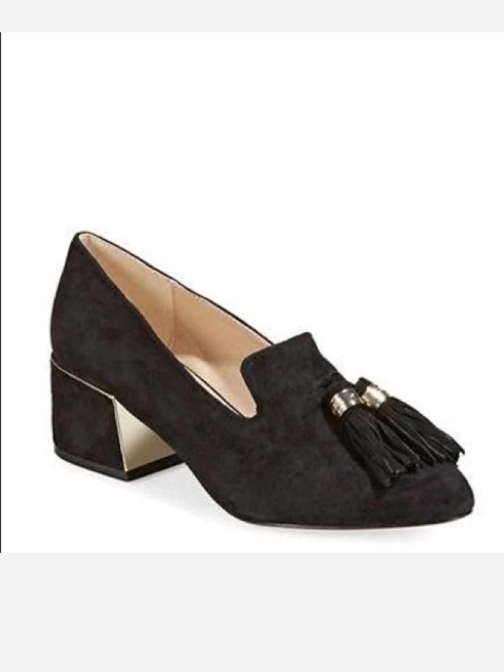 Karl Lagerfeld Mae Tassel Suede Loafer Size 7